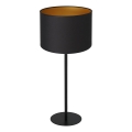 Lampada da tavolo ARDEN 1xE27/60W/230V d. 25 cm nero/oro