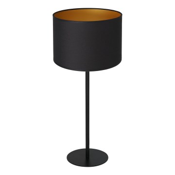 Lampada da tavolo ARDEN 1xE27/60W/230V d. 25 cm nero/oro