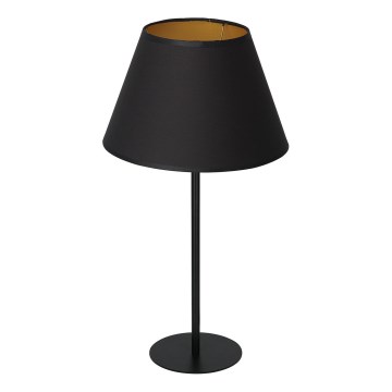 Lampada da tavolo ARDEN 1xE27/60W/230V d. 30 cm nero/oro