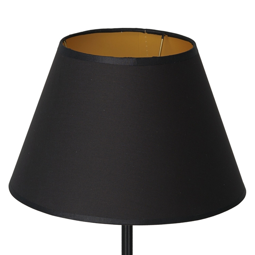 Lampada da tavolo ARDEN 1xE27/60W/230V d. 30 cm nero/oro