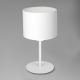 Lampada da tavolo ARDEN 1xE27/60W/230V diametro 18 cm bianco
