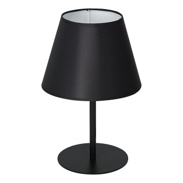 Lampada da tavolo ARDEN 1xE27/60W/230V diametro 20 cm nero/bianco