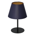 Lampada da tavolo ARDEN 1xE27/60W/230V diametro 20 cm viola/oro