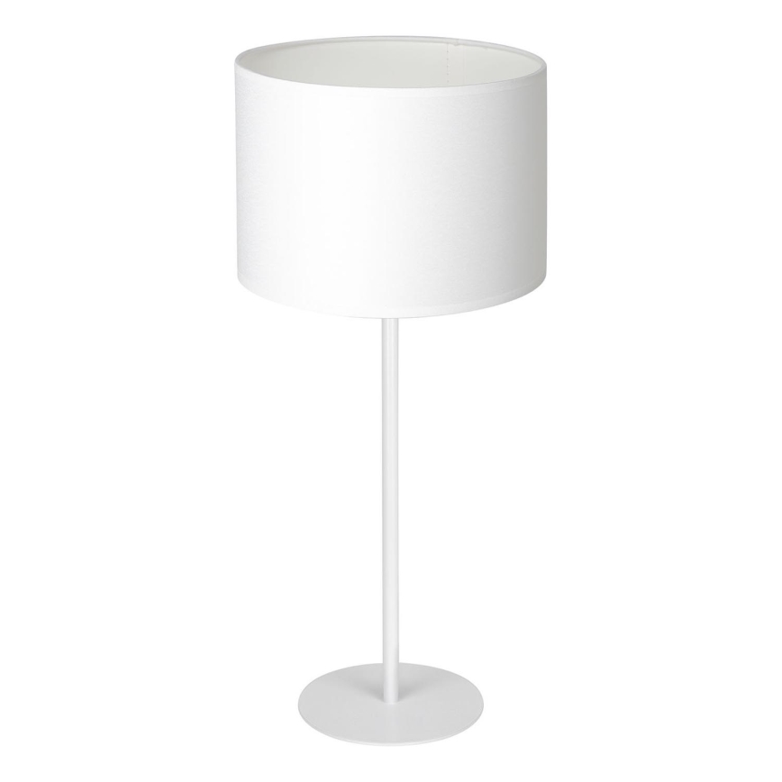 Lampada da tavolo ARDEN 1xE27/60W/230V diametro 25 cm bianco