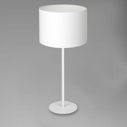 Lampada da tavolo ARDEN 1xE27/60W/230V diametro 25 cm bianco