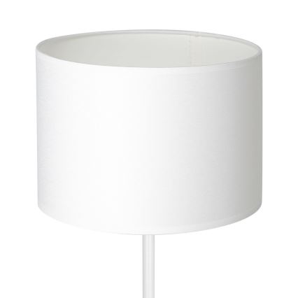 Lampada da tavolo ARDEN 1xE27/60W/230V diametro 25 cm bianco