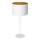 Lampada da tavolo ARDEN 1xE27/60W/230V diametro 25 cm bianco/oro