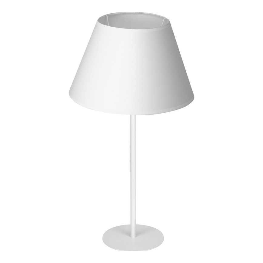 Lampada da tavolo ARDEN 1xE27/60W/230V diametro 30 cm bianco