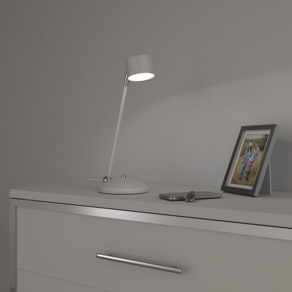 Lampada da tavolo ARENA 1xGX53/11W/230V bianco/cromo lucido