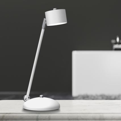 Lampada da tavolo ARENA 1xGX53/11W/230V bianco/cromo lucido