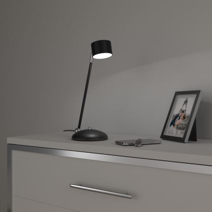 Lampada da tavolo ARENA 1xGX53/11W/230V nero/cromo lucido