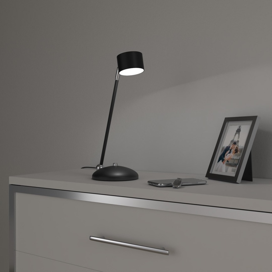 Lampada da tavolo ARENA 1xGX53/11W/230V nero/cromo lucido