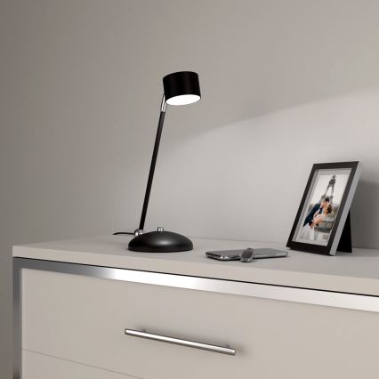 Lampada da tavolo ARENA 1xGX53/11W/230V nero/cromo lucido