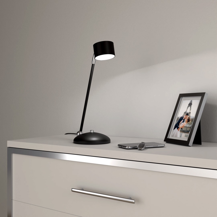 Lampada da tavolo ARENA 1xGX53/11W/230V nero/cromo lucido