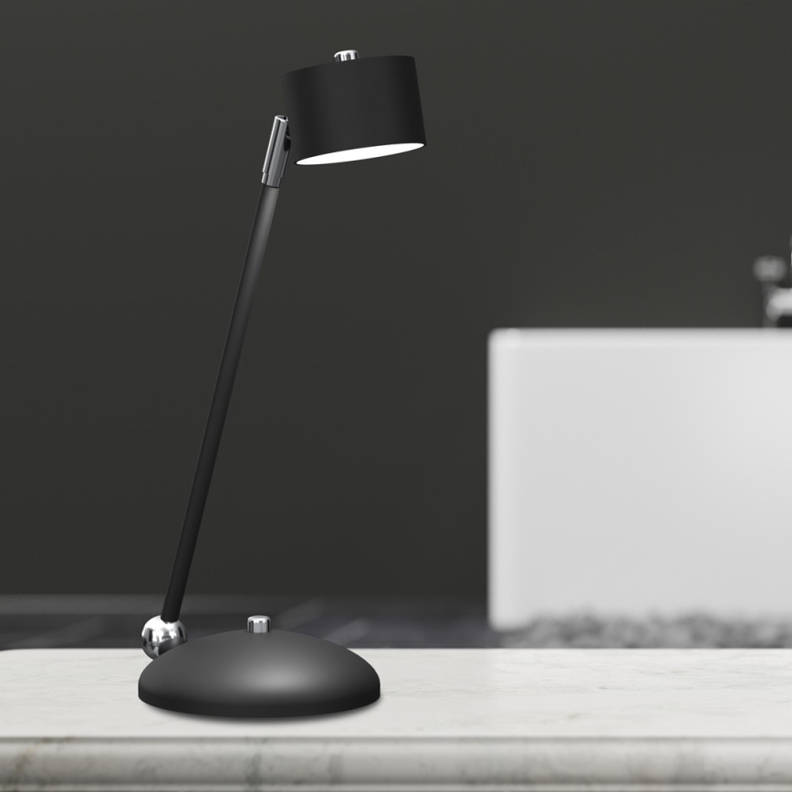 Lampada da tavolo ARENA 1xGX53/11W/230V nero/cromo lucido