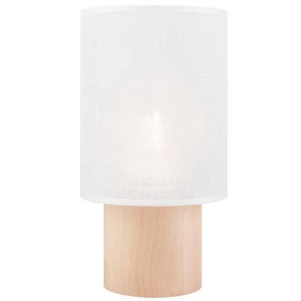 Lampada da tavolo ARI TABLE 1xE27/60W/230V bianco/faggio