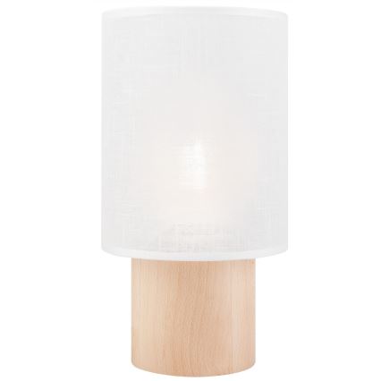 Lampada da tavolo ARI TABLE 1xE27/60W/230V bianco/faggio