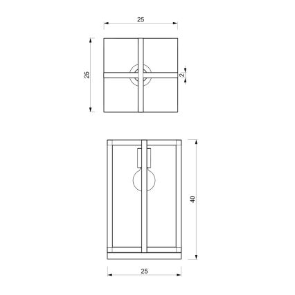 Lampada da tavolo ARNOLD 1xE27/60W/230V nero