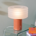 Lampada da tavolo ASTI 1xE27/60W/230V in terracotta