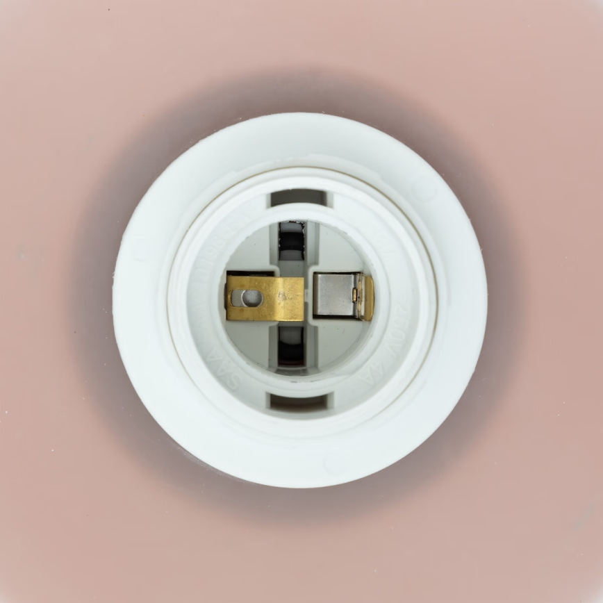 Lampada da tavolo ASTI 1xE27/60W/230V in terracotta