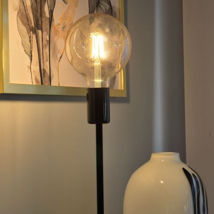 Lampada da tavolo ASTRID 1xE27/60W/230V nero lucido