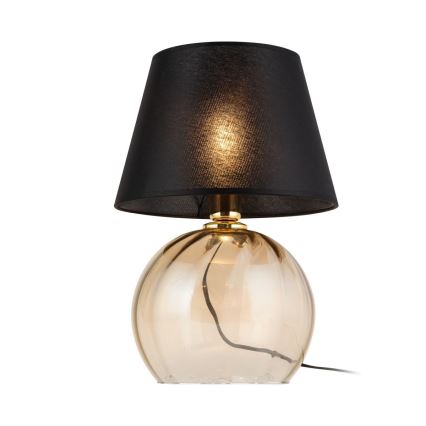 Lampada da tavolo AUREA 1xE27/15W/230V nero/beige