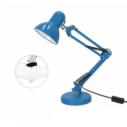 Lampada da tavolo AURIQ 1xE27/60W/230V blu