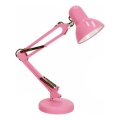 Lampada da tavolo AURIQ 1xE27/60W/230V rosa
