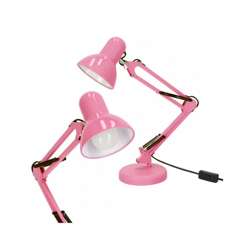 Lampada da tavolo AURIQ 1xE27/60W/230V rosa
