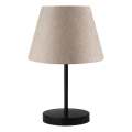 Lampada da tavolo AYD 1xE27/40W/230V beige/nera