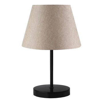 Lampada da tavolo AYD 1xE27/40W/230V beige/nera