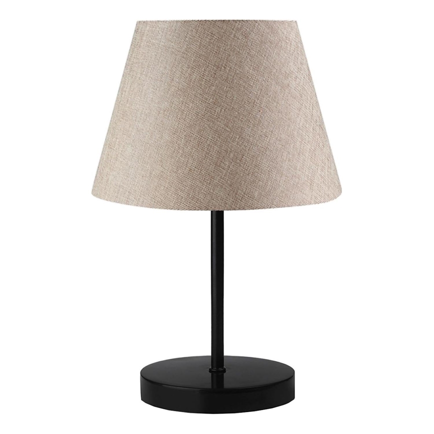 Lampada da tavolo AYD 1xE27/40W/230V beige/nera