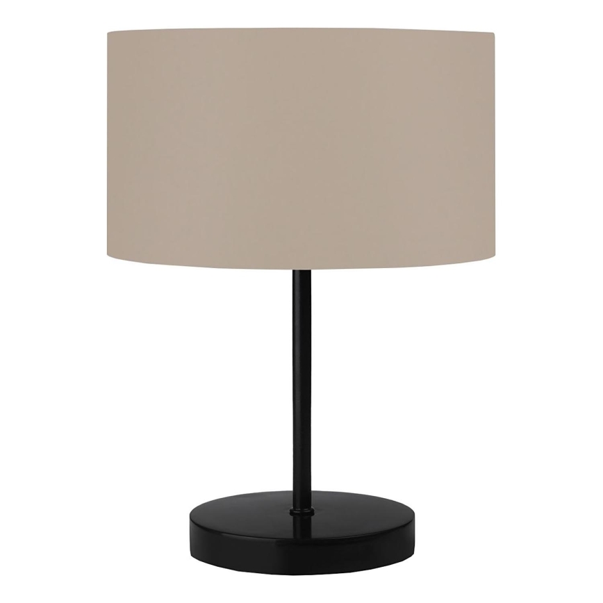 Lampada da tavolo AYD 1xE27/40W/230V beige/nera