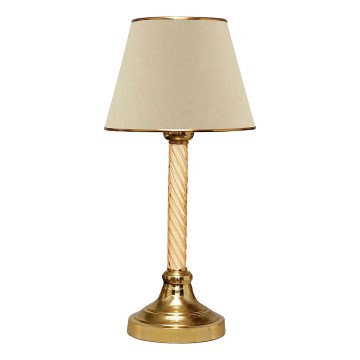 Lampada da tavolo AYD 1xE27/40W/230V beige/oro