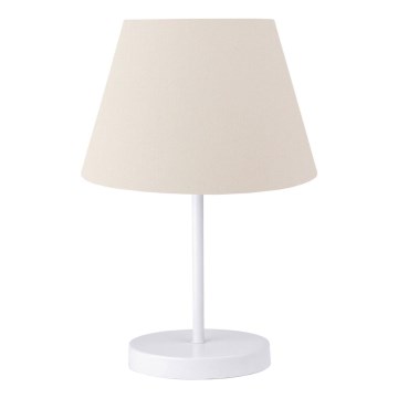 Lampada da tavolo AYD 1xE27/40W/230V bianca