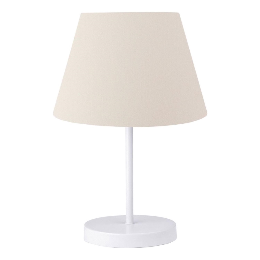 Lampada da tavolo AYD 1xE27/40W/230V bianca