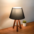 Lampada da tavolo AYD 1xE27/40W/230V marrone/antracite