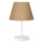 Lampada da tavolo AYD 1xE27/40W/230V marrone/bianca