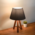 Lampada da tavolo AYD 1xE27/40W/230V marrone/nera
