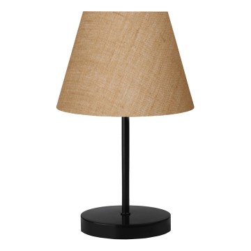 Lampada da tavolo AYD 1xE27/40W/230V marrone/nero