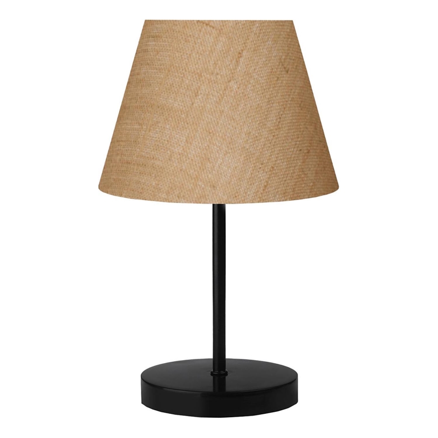 Lampada da tavolo AYD 1xE27/40W/230V marrone/nero