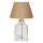 Lampada da tavolo AYD 1xE27/40W/230V marrone/trasparente