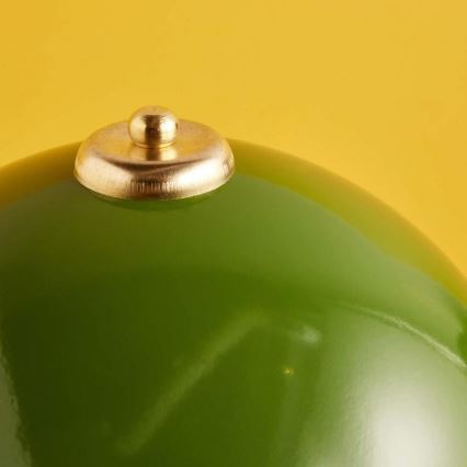Lampada da tavolo AYD 1xE27/40W/230V verde/marrone