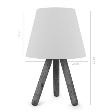 Lampada da tavolo AYD 1xE27/60W/230V beige