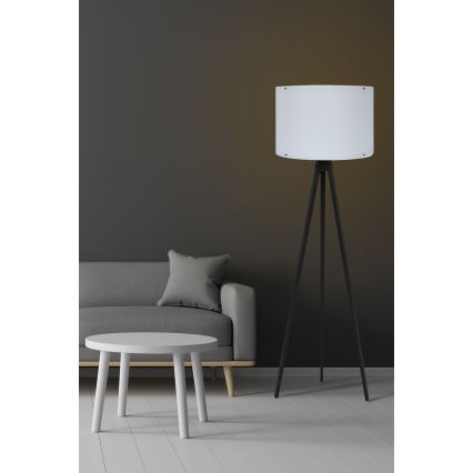 Lampada da tavolo AYD 1xE27/60W/230V bianco/marrone