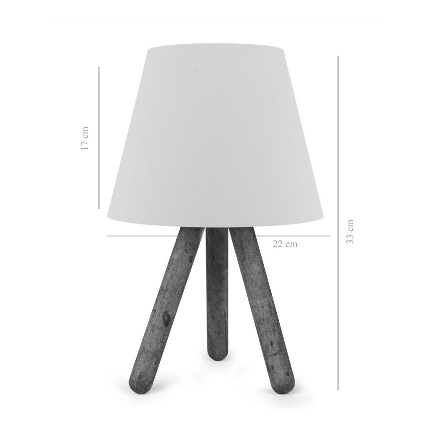 Lampada da tavolo AYD 1xE27/60W/230V crema