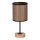 Lampada da tavolo BENITA 1xE27/60W/230V 30 cm marrone/quercia