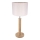 Lampada da tavolo BENITA 1xE27/60W/230V 61 cm color crema/quercia
