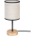 Lampada da tavolo BOHO 1xE27/25W/230V quercia