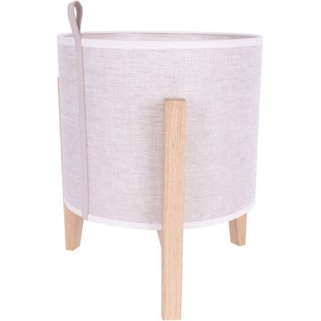 Lampada da tavolo CASIOPEA 1xE27/40W/230V 30 cm rovere